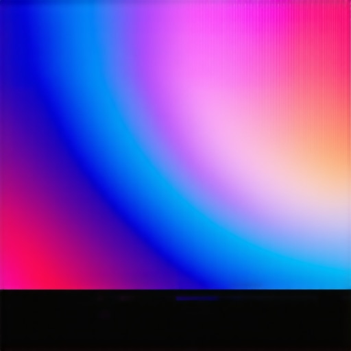 Close-up of a projection screen with nano-structured coating and ambient light rejection features