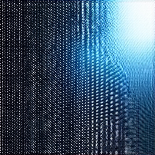 Close-up of a microstructured ALR projection screen reflecting light