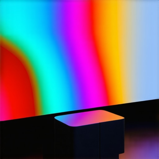 Projector displaying vivid image on an ALR screen in a well-lit room