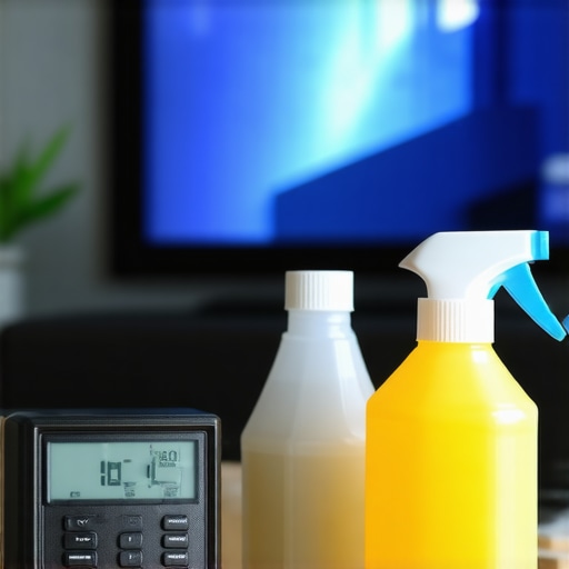 Calibration device and cleaning cloths for maintaining a home theater projector