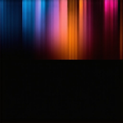 Projection setup with ALR screen in dark room showing sharp image